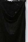 OUDE WAAG Core Velvet New Jet Sleeping skirt OW-23SS-SK05 Black